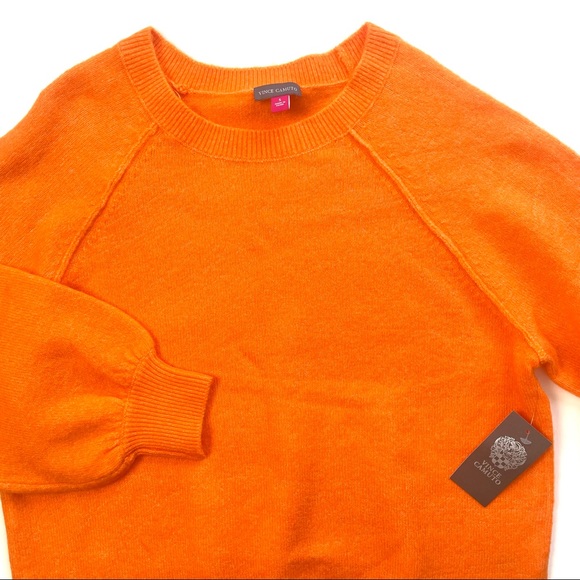 Vince Camuto Sweaters - Vince Camuto orange crewneck sweater